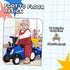 Ride On Tractor Toddler Walker Foot To Floor Slider w/ Horn Storage Steering Wheel for 1-3 Years Old Blue