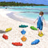 9PCs Kids Stepping Stones, Crocodile-Designed Sensory Toys, with Anti-Slip Edge Balance River Stones