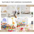Kids Bookshelf, Toy Organiser, with Storage Drawer, Wheels - White