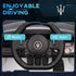 Maserati GT2 Licensed 12V Kids Electric Ride on Car with 4 Suspension Wheels, Remote Control, Music, Horn, Lights, White