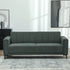 Three-Seater Relaxed Modern Sofa - Grey
