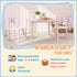 Princess-Designed Kids Table and Chairs Set for Activity, Art, Drawing, Toddler Table and Chairs Set for Playroom