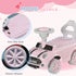 Foot To Floor Ride On Car Sliding Car w/ Air Horn, Anti-Over-Backwards, 18 to 36 Months - Pink