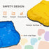Balance Stepping Stones for Kids with Non-Slip Bottom, Indoor Outdoor Obstacle Course for Ages 3-8 Years, Multicoloured