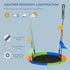 Kid Nest Swing Seat Saucer Tree Swing 40 Inch/100cm Adjustable Rope Outdoor Indoor for Kids Over 3 Years Old Multi-Colour