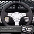 Kids Electric Ride On Car 12V Off Road Toy with Parental Remote Control 2 Motors Horn Lights Suspension Wheels for 3-6 Years Old Black