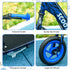 Kids Scooter with Adjustable Handlebar, Children's Kick Scooter with Non-slip Footplate, Rear Brake, Kickstand, Blue