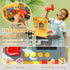 102-Piece Kids Tool Bench with Electric Drill, Storage for Ages 3-6 Years, Yellow