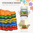 9PCs Kids Stepping Stones, Crocodile-Designed Sensory Toys, with Anti-Slip Edge Balance River Stones