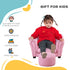 Toddler Chair Single Seater Kids Sofa Set, 54 x 42 x 41cm, Kids Sofa with Stool, Pink