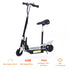 Foldable Powered Scooter with Adjustable Seat, Brake, Black
