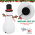 6ft Giant Inflatable Snowman Christmas Decoration w/ LED Lights Accessories Cute Family Fun Seasonal Outdoor Indoor