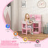 Two-Piece Kids Desk and Chair Set with Storage, for Ages 5-8 Years - Pink