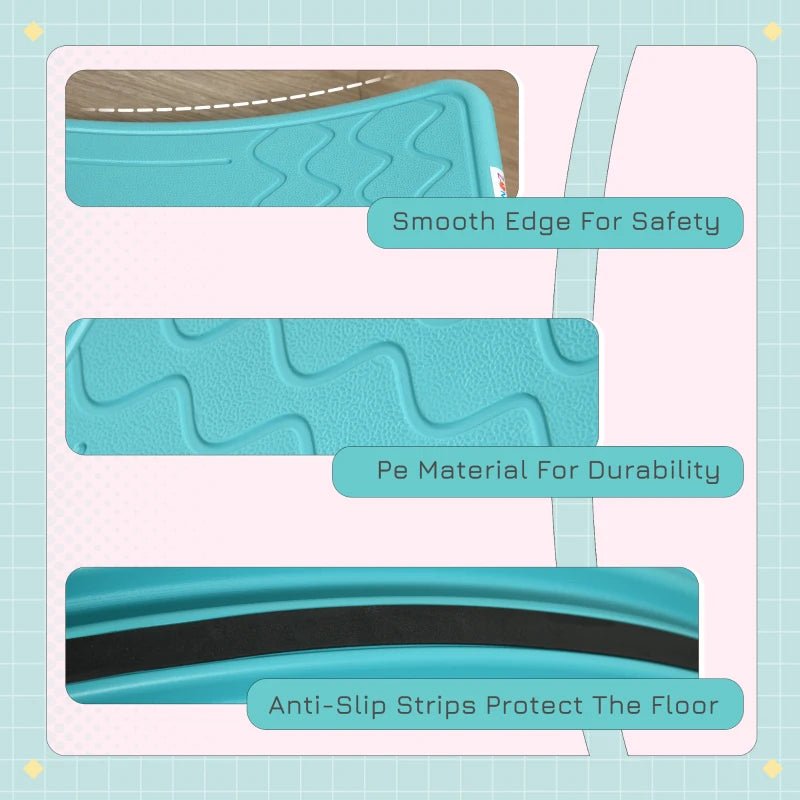 Balance Board, Kids Wobble board, for Ages 3-6 Years - Blue