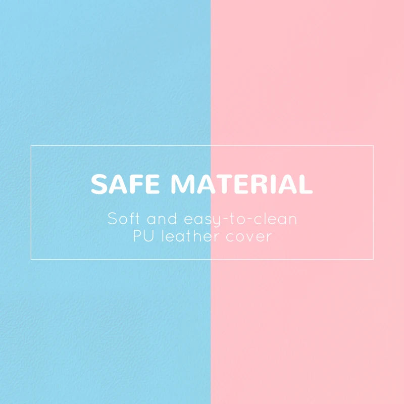 2-piece Soft Play Set, Baby Foam Climber Block for Toddler 1-3 Years, Pink Blue