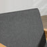 Fabric Accent Chair for Living Room, Arm Chair with Rubber Wood Frame and Padded Cushion, Dark Grey
