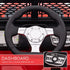 Kids Electric Ride On Car 12V Off Road Toy with Parental Remote Control 2 Motors Horn Lights Suspension Wheels for 3-6 Years Old Red