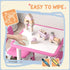 Height Adjustable Toddler Table and Chair Set, 3-Piece Children Activity Table w/ 2 Chairs for Playroom, Bedroom - Pink