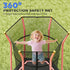 Kids Trampoline Mini Bouncer with Enclosure Safety Net For Ages 3-10 Years - Red