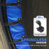 4.6FT/55" Kids Trampoline with Safety Enclosure, Outdoor Indoor Use, for Ages 3-10 Years, Blue