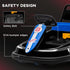 6V Electric Kids Bumper Car, 6V Spin Waltz Car, with Music, Horn, Lights - Black
