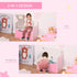 Kids Wooden Toy Box Children Storage Chest Bench Organiser Safety Hinge Bedroom Playroom Furniture Pink