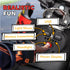 12V Aprilia Licensed Kids Motorbike with Training Wheels, Spring Suspension, LED Headlight, USB, Music, Yellow/black