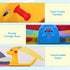 Kids Seesaw Safe Teeter Totter 2 Seats with Easy-Grip Handles, Safe, Indoor Outdoor Living Room Playroom Backyard Equipment, for 1-4 years old Multicolor