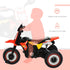 Toddler Pedal Motorcycle Kids Ride On Tricycle Early Learning w/ Music Lights Handlebar Stickers Exercise Boys Girls Gift for Kids 18 - 36 Months Red