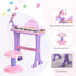 32 Keys Kids Mini Electronic Keyboard Musical Instrument Educational Game Toy Children Grand Piano Stool Microphone