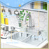 Pretend Play Toy Kitchen, Kids Kitchen Playset w/ Sounds, Lights, Running Water, Coffee Maker, Refrigerator
