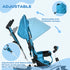 6 in 1 Kids Trike with Parent Handle, Canopy, 5-point Safety Belt, Storage, Footrest, Brake, for 1-5 Years, Blue