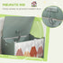 Toy Box, Kids Storage Chest, with Lid, Safety Hinge - Green