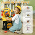 102-Piece Kids Tool Bench with Electric Drill, Storage for Ages 3-6 Years, Yellow