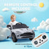 Aston Martin DBX Licensed Battery Powered Kids Electric Car, 12V Kids Ride on Car w/ Lights, Music Horn, Grey