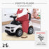 3-in-1 Ride On Car Foot To Floor Slider Toddler w/ Horn Steering Wheel NO POWER Manual Under Seat Storage Safe Design for 1-3 Year Old White