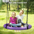 100cm Diameter Nest Seat for Kids with Height Adjustable Hanging Ropes for Outdoor, Playground, Garden, Purple
