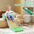 Kids Sofa Slide with 130cm Extended Length, HDPE Toddler Slide for Sofa, Bed, Stairs, Easy Assemble & Storage, Green