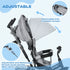 6 in 1 Kids Trike with Parent Handle, Canopy, 5-point Safety Belt, Storage, Footrest, Brake, for 1-5 Years, Grey
