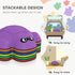6-Piece Balance Stepping Stones with Non-Slip Edge, Indoor Outdoor Obstacle Courses for Ages 3-8 Years, Multicoloured