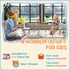 3-Piece Kids Table and Chairs Set with Convertible Desk and Storage Grid, Kids Activity Table for Nursery, Playroom