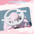 Foot To Floor Ride On Car Sliding Car w/ Air Horn, Anti-Over-Backwards, 18 to 36 Months - Pink