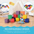 12 Piece Soft Play Foam Blocks Toy Building Stacking Compliant Learning Toys for Toddler Baby Kids Preschool
