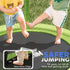 Kids Trampoline, with Enclosure Net, Steel Frame, for Ages 3-6 Years - Green