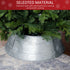 66cm Hammered Steel Christmas Tree Base Collar