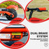 Electric Scooter for Kids Aged 6-14 Years, with Colourful Lights, Red