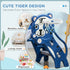 3 in 1 Baby Slide for Indoor Use with Climber, Basketball Hoop, Basketball, for Ages 18-36 Months - Blue