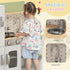 Toy Kitchen, Kids Play Kitchen, Role Playing Game with Phone, Ice Maker, Stove, Utensils, for 3-6 Years, White
