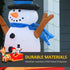 6.5ft Christmas Inflatable Santa Claus on Sleigh Deer, LED Lighted for Home Indoor Outdoor Garden Lawn Decoration Party Prop