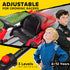 24V Electric Go Kart for Kids with Adjustable Seat for 6-12 Years, Red
